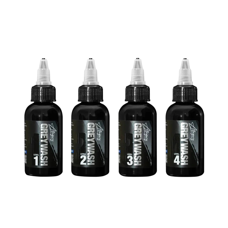 USA Allegory Ink's | Greywash Set of 4