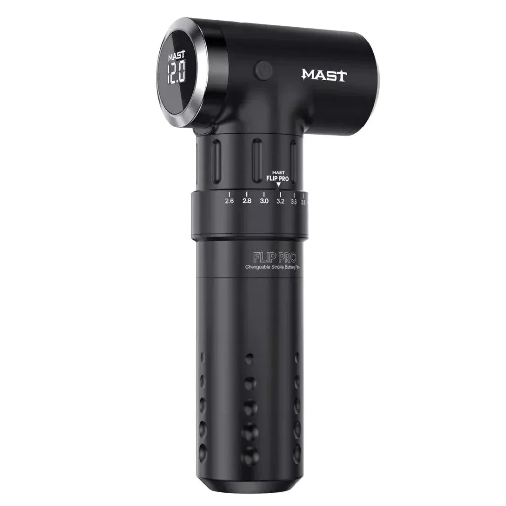 Mast Flip Pro | Wireless Tattoo Pen Machine with 2.6-4.0mm Strokes Adjust