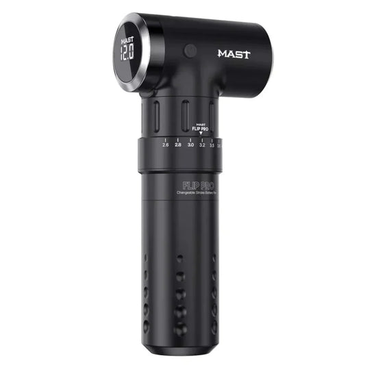 Mast Flip Pro | Wireless Tattoo Pen Machine with 2.6-4.0mm Strokes Adjust