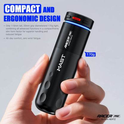 Mast Racer Pro | Wireless Tattoo Pen Machine 4.2MM Strokes
