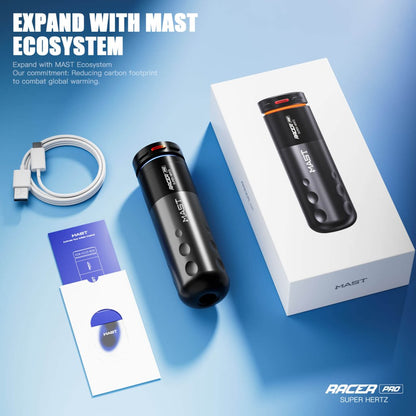 Mast Racer Pro | Wireless Tattoo Pen Machine 4.2MM Strokes