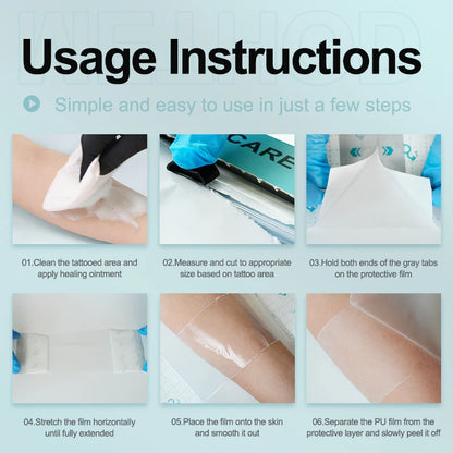 OG Waterproof Tattoo Aftercare Film Wrap 15cm x 10m/Roll | tattoo protective film