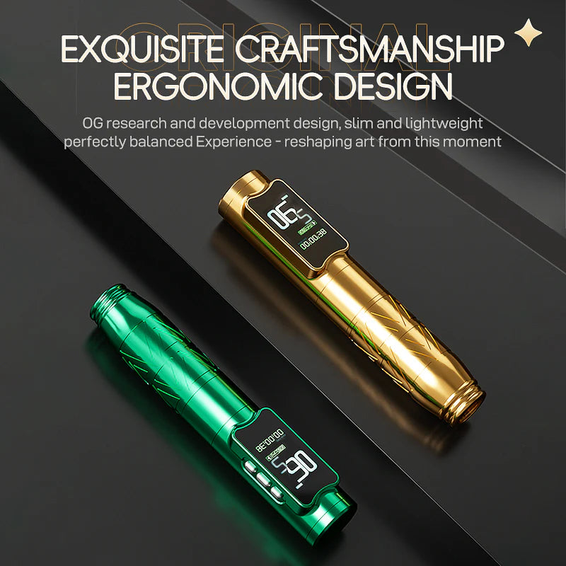 PIONEER-FROST-WING 3mm Stroke Wireless Tattoo Pen | Professional PMU machine