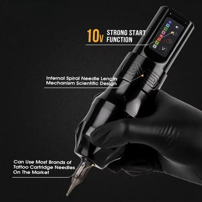 Cordless professional tattoo machine | set with 2 batteries