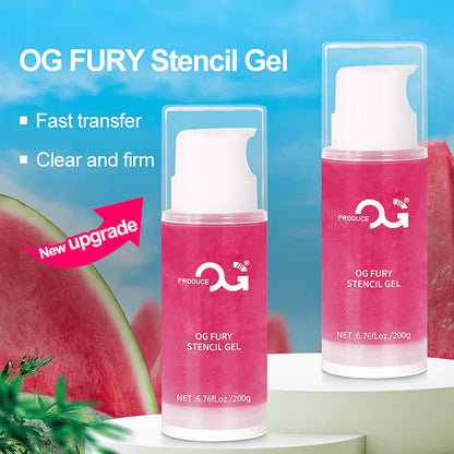 OG FURY Stencil Transfer Gel Solution 200g | Transfer Gel Stencil