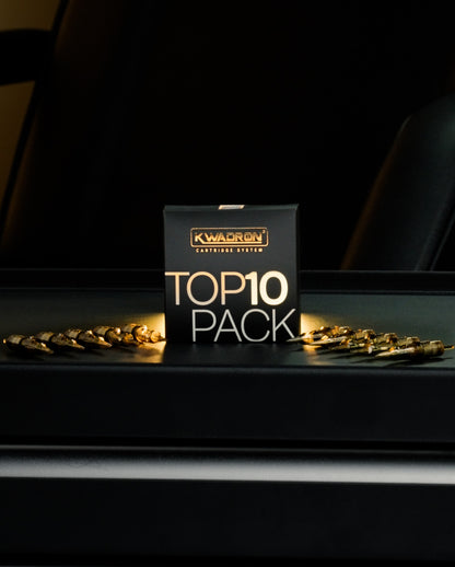 Kwadron Top 10 комплект с презентация на тату картриджите