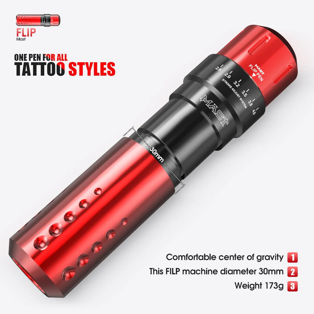 Mast Flip Kit | Rotary Tattoo Pen Machine