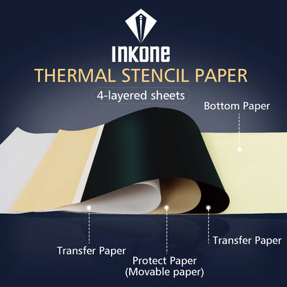INKONE CLASSIC TRANSFER PAPER 100pcs | Transfer stencil paper
