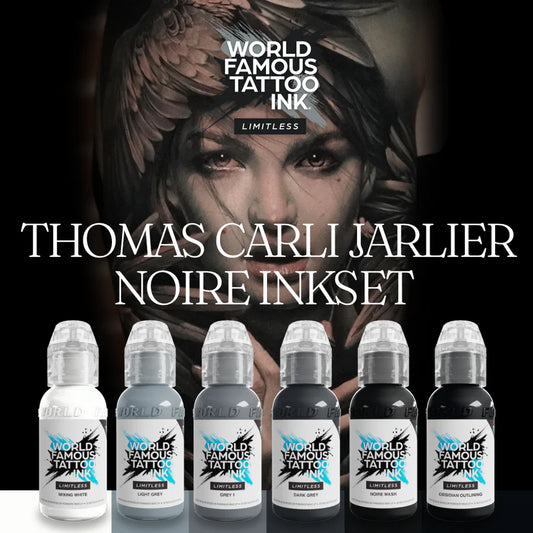 World Famous Limitless Tattoo Ink REACH | Thomas Carli Jarlier Volcanic Tones Set - 8x 30ml