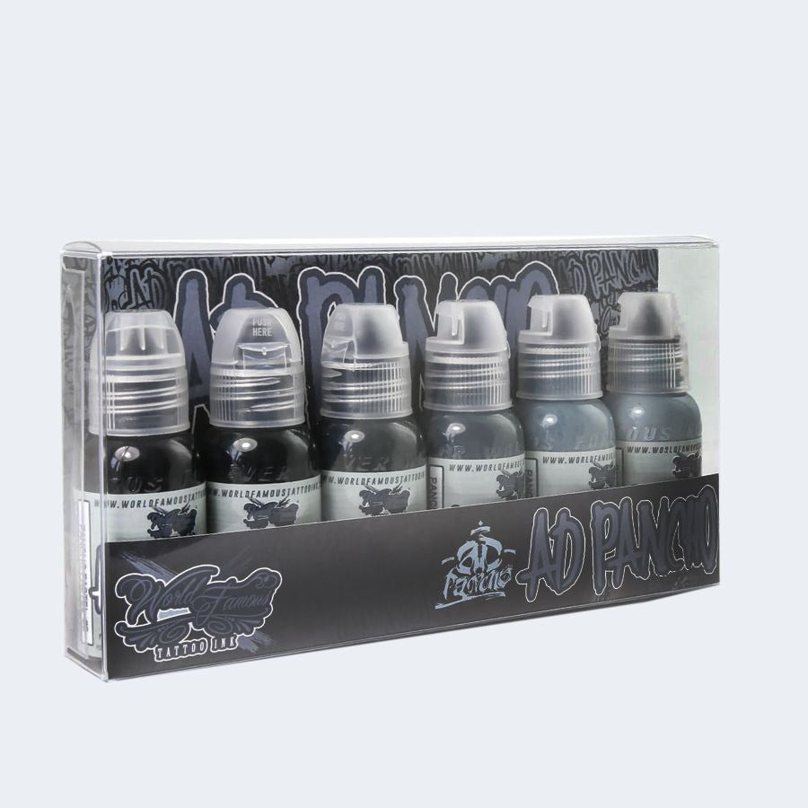 USA World Famous AD. PANCHO Pastel set - 6x30ml | Комплект от мастила на Уорлд Феймъс