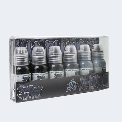 USA World Famous AD. PANCHO Pastel set - 6x30ml | Комплект от мастила на Уорлд Феймъс