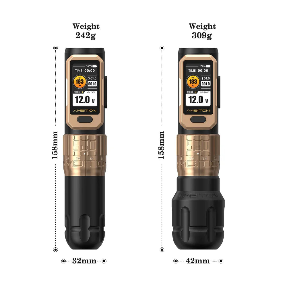 Ambition Soldier Pro 520 | 6 Strokes Length 2.2mm-4.2mm (Dual  Batteries)