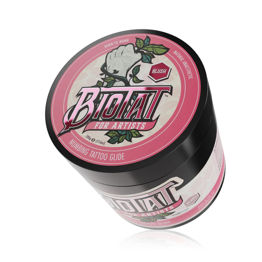 BIOTAT Numbing Blush Tattoo Glide 500g | numbing oil for tattoos 500 g