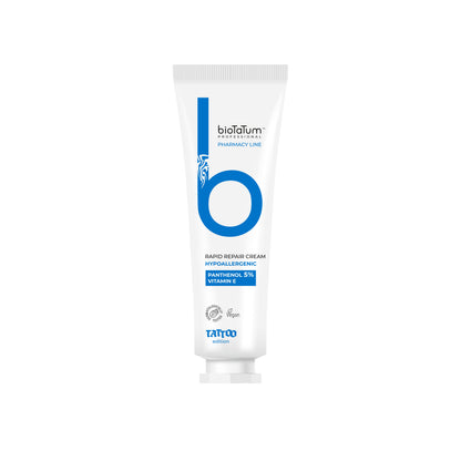 BioTaTum Rapid Repair Cream tube displayed with packaging