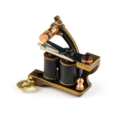 Handmade BRASS HERZ ASS | Traditional Tattoo machine