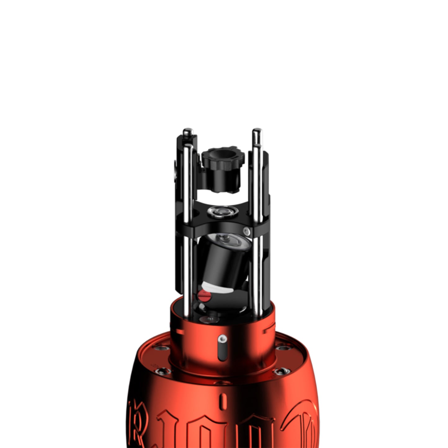 Ink Machines - Cobra Tattoo Machine For Universal Cartridges - Devilish Red 37mm