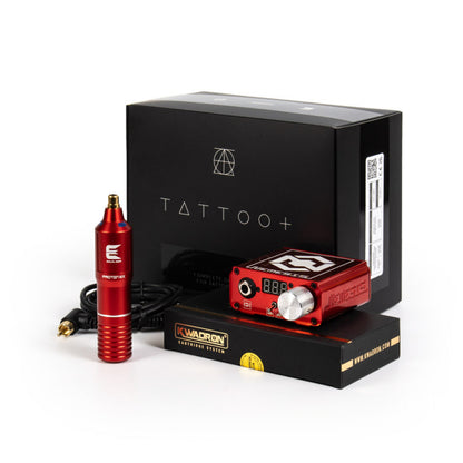 COMPLETE TATTOO SET | EQUALISER Proton MX Red 3.5 + Nemesis Power Supply + Cartridges