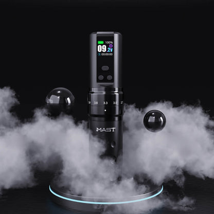 Mast Fold 2 Pro (2-battery version) | Dragonhawk Cordless Tattoo Machine with 2.4-4.2 mm Stroke Length