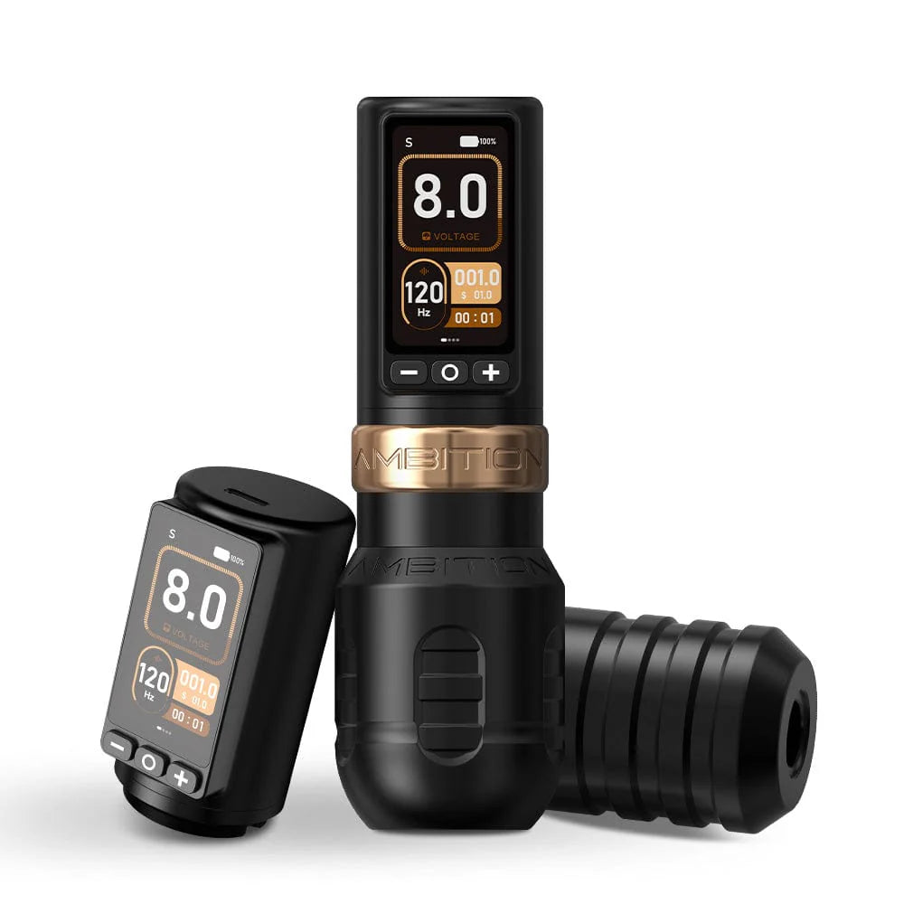 Ambition Torden Max | 4.0 - 3.5mm Wireless Tattoo Pen Machine (Dual Batteries)