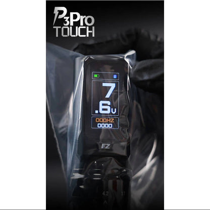 NEW EZ P3 Pro Touch Wireless Tattoo Pen Black | Adjustable stroke