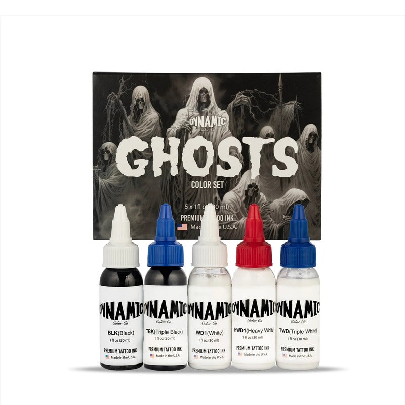 USA Dynamic Tattoo Ink Ghosts | 30ml x 5  Set