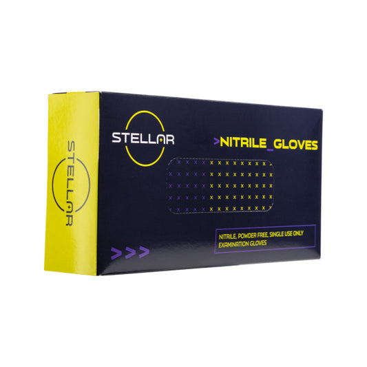 Stellar Nitrile Black Gloves - 100 pcs | Нитрил черни ръкавици от Стелар - 100бр