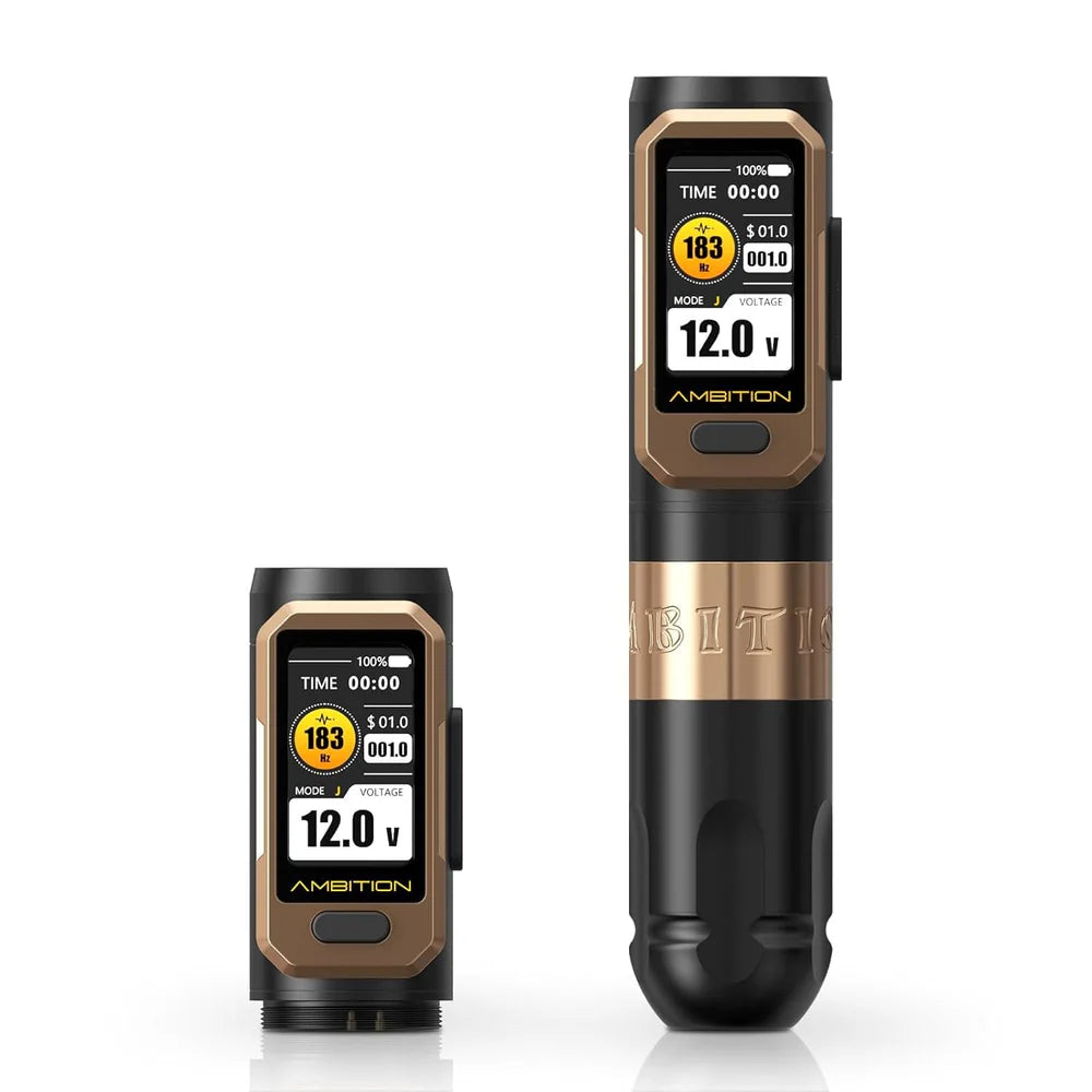 Ambition Vibe Ultra | Wireless Tattoo Pen Machine (Dual Batteries)
