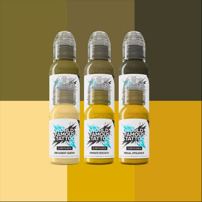 World Famous Limitless Tattoo Ink REACH  | Jenna Kerr Baroque Set - 6x 30ml