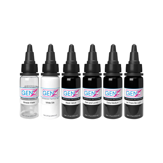 Intenze Ink Gen-Z Mark Mahoney REACH | Gangster Gray Set 6x 30ml