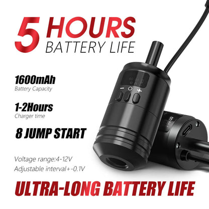 Ambition Wireless Battery Machine Handle Grips | Wireless battery-powered handle grip