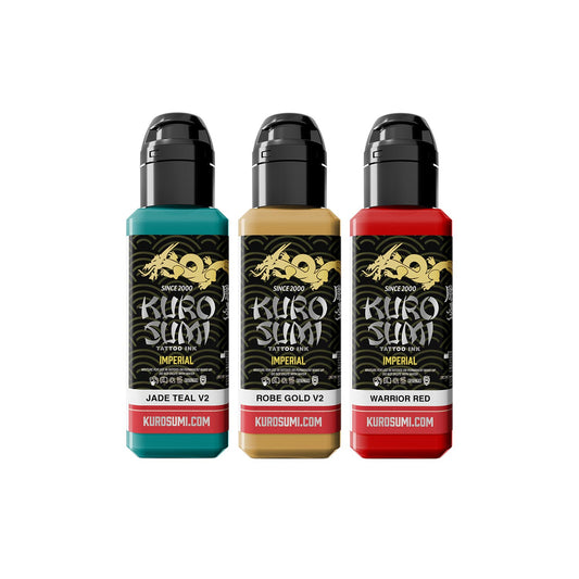Kuro Sumi Imperial Tattoo Ink - Trad Mini Set 3x44 ml | ЕС REACH