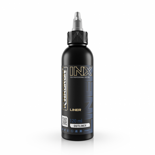 KWADRON INX Outlinex 120 ml | Advanced Black Outline Ink (REACH Compliant)