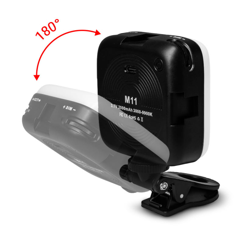 LED lamp with phone clip