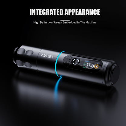 Cordless Mast Archer 2 in black finish with high-resolution screen and ergonomic design.