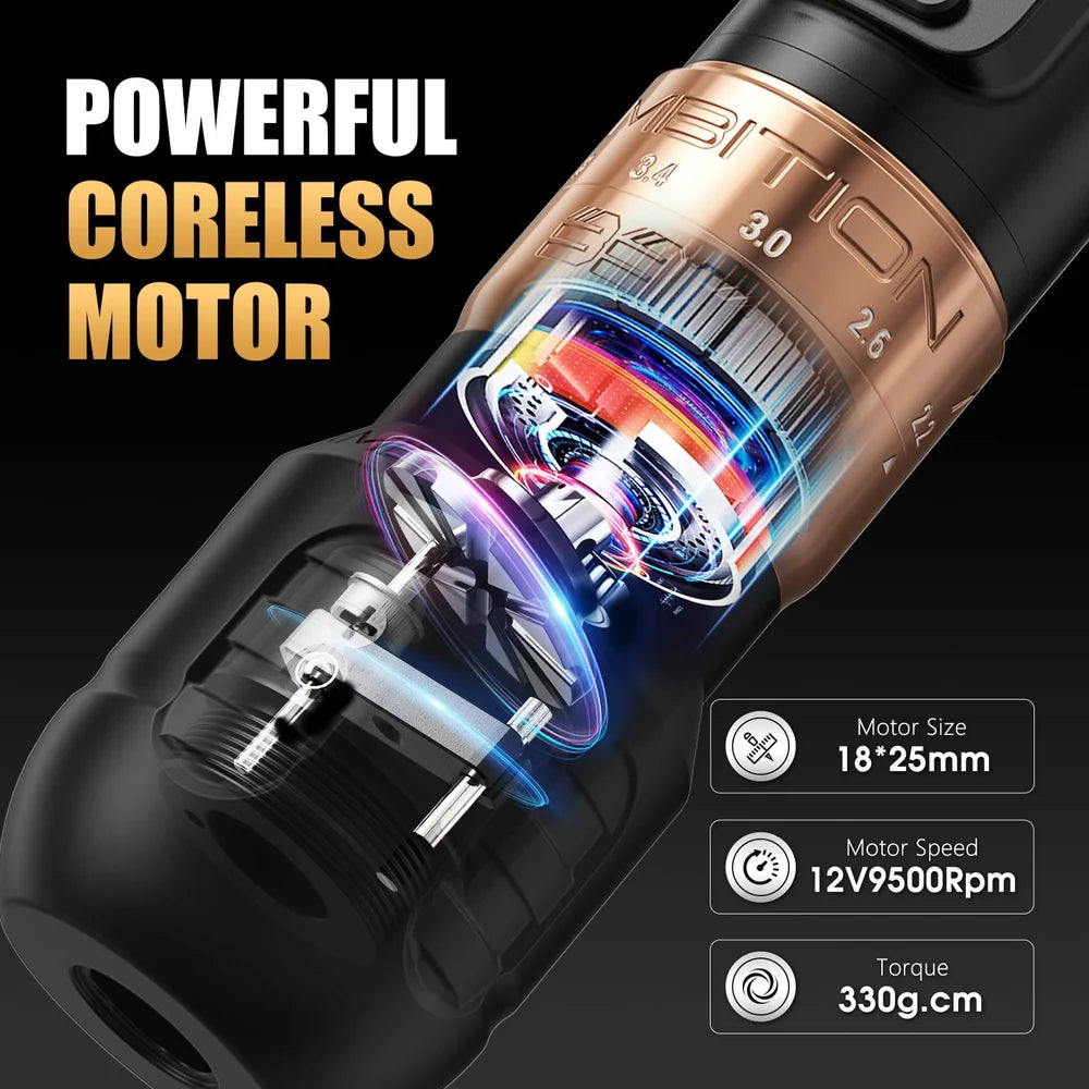 Ambition Secher Plus с мощен и издръжлив cordless мотор