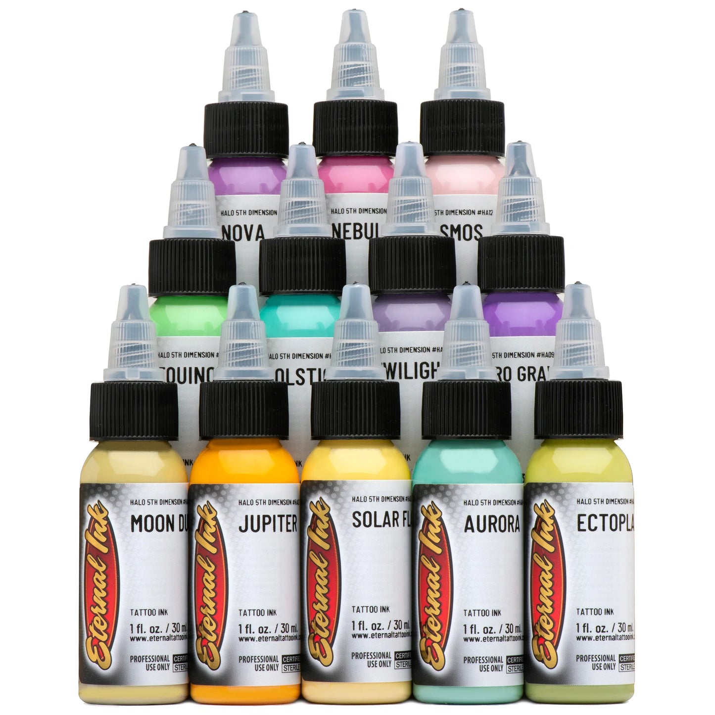 Halo Fifth Dimension Set 12 Bottles | USA Eternel Colors