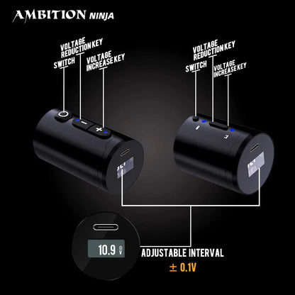 Ambition Ninja 4.0 | Tattoo Machine (Dual Batteries)