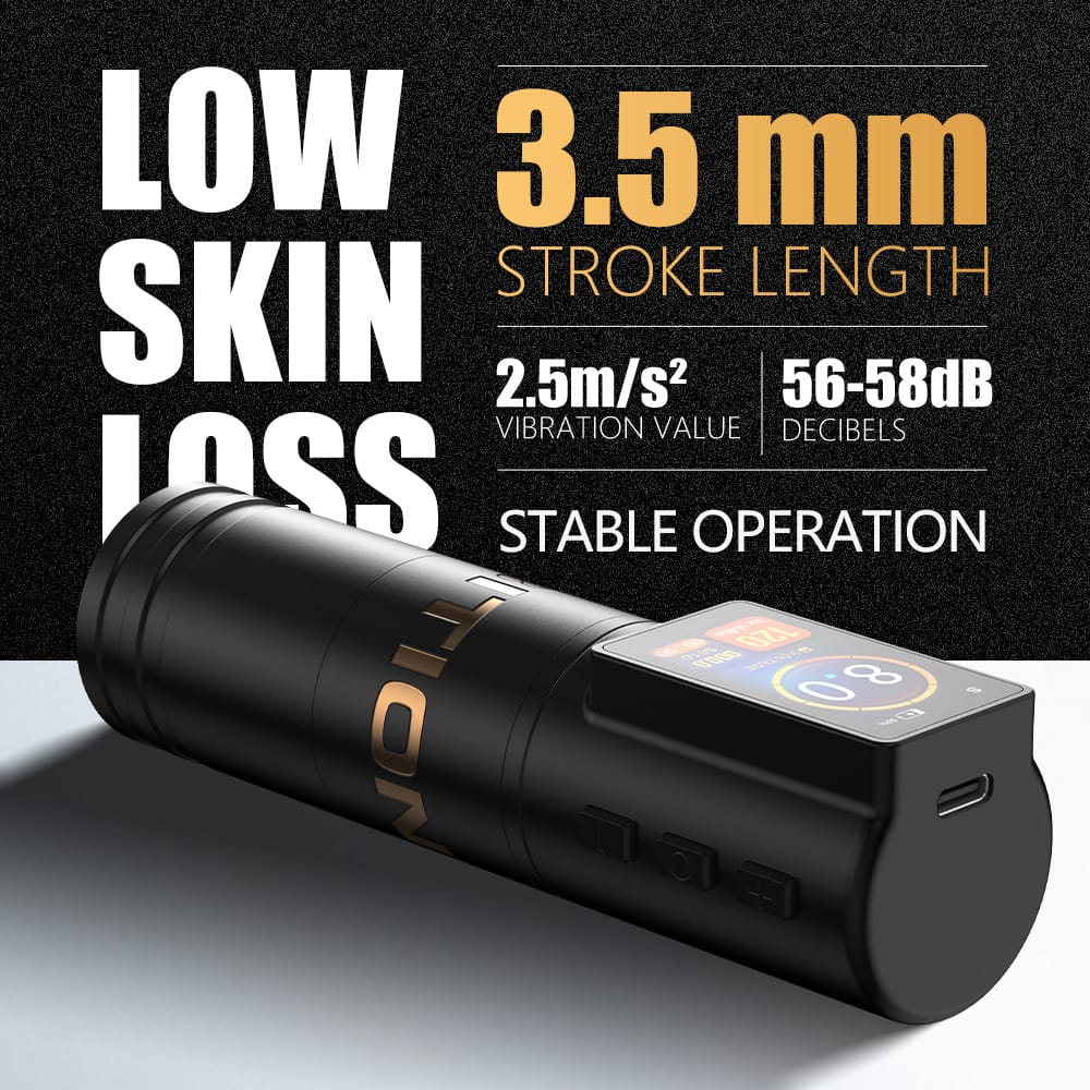 Ambition Ninja Max+ | Wireless Tattoo Pen Machine (Dual Batteries)