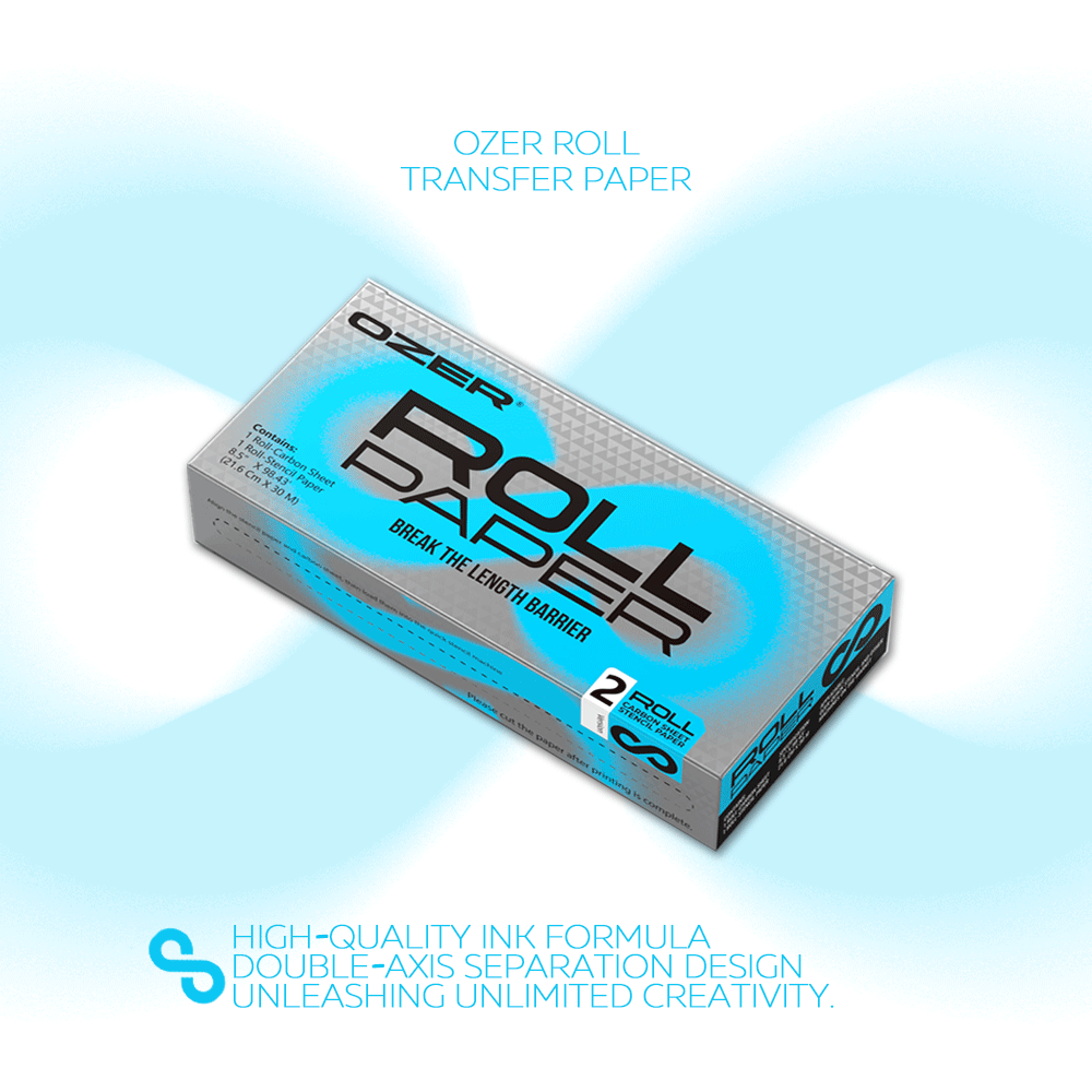 Ozer Stencil Roll Paper - 21.6cm x 30m | Roll of transfer paper