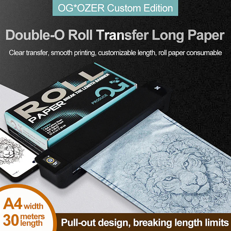 OG*OZER Transfer Stencil Long Roll Paper 21.6cm x 30m | Transfer Paper Roll