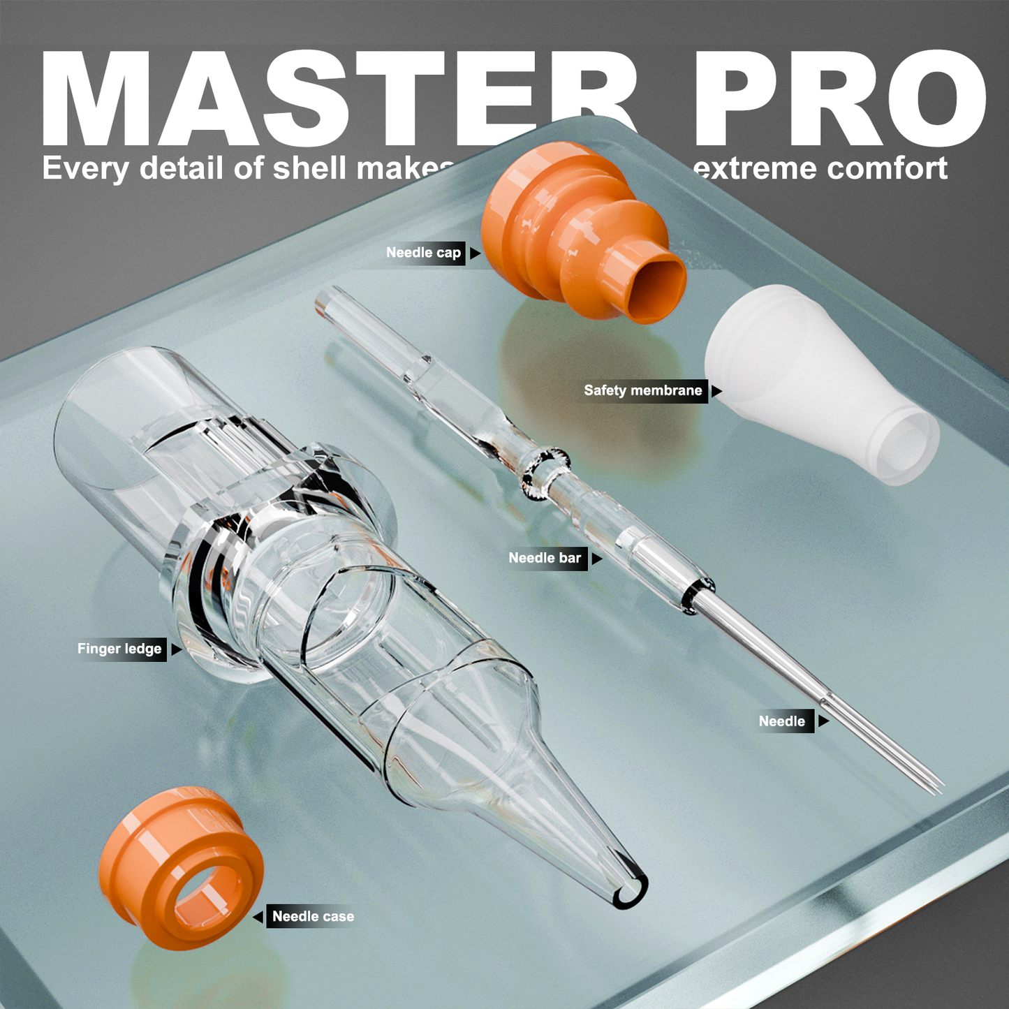 KVM 50Pcs Tattoo Cartridge Needles | mixed sizes