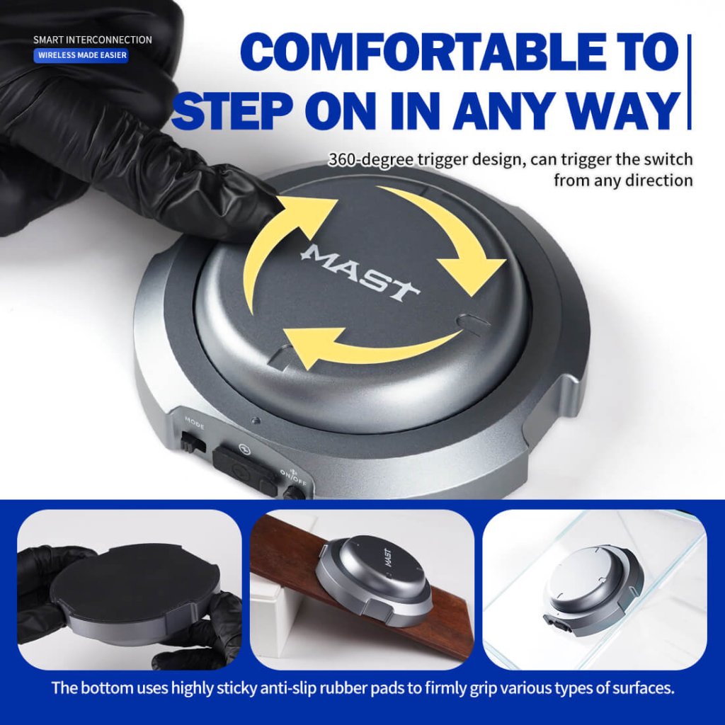 Mast Wireless Foot Pedal