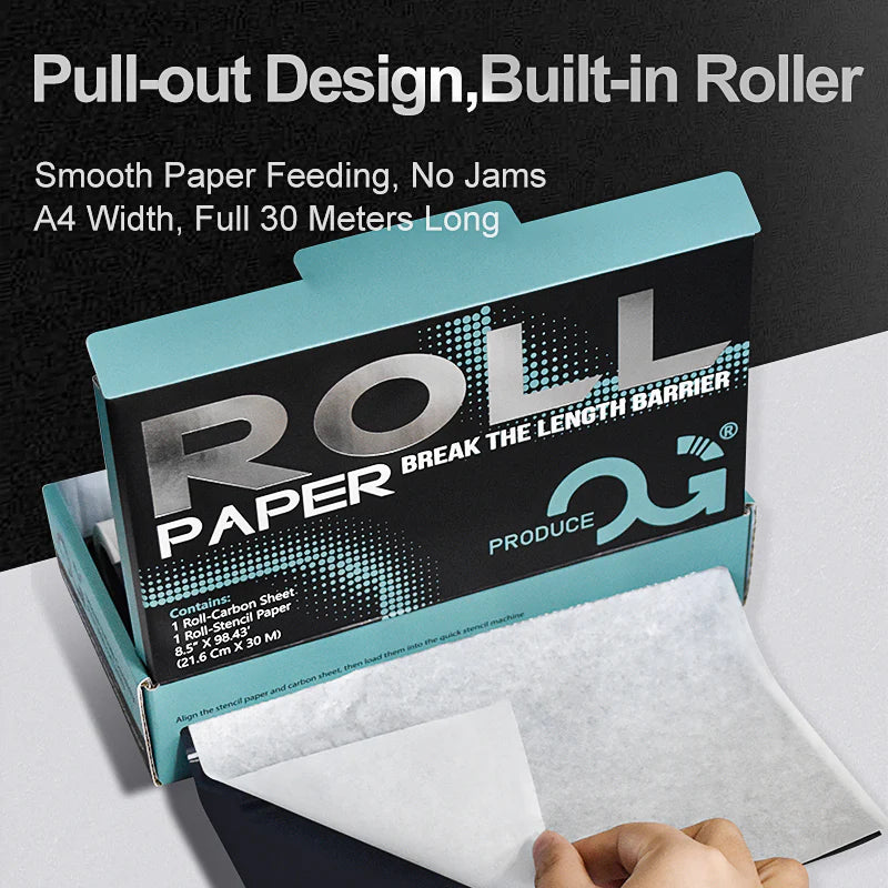OG*OZER Transfer Stencil Long Roll Paper 21.6cm x 30m | Transfer Paper Roll