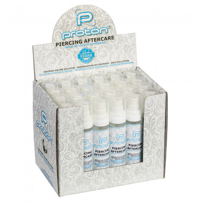 Proton Piercing Aftercare - Isotonic Saline Solution 50 ml | Pack x 24 pcs