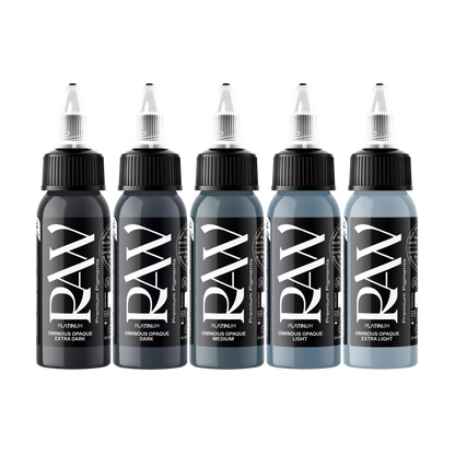 Raw Ink | Ominous Opaques Set - 5x 30ml