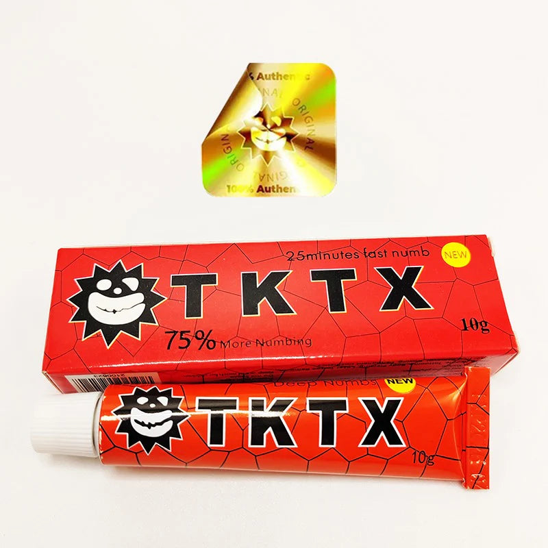 TKTX anesthetic cream 75% red
