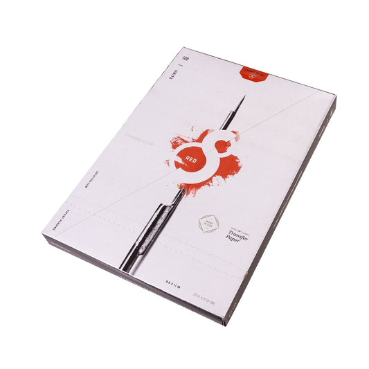 S8 Red Tattoo Stencil Paper |  A4  100 Sheets