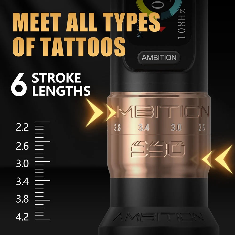 Ambition Seher Plus с 6 регулируеми нива на stroke от 2.2 до 4.2 mm