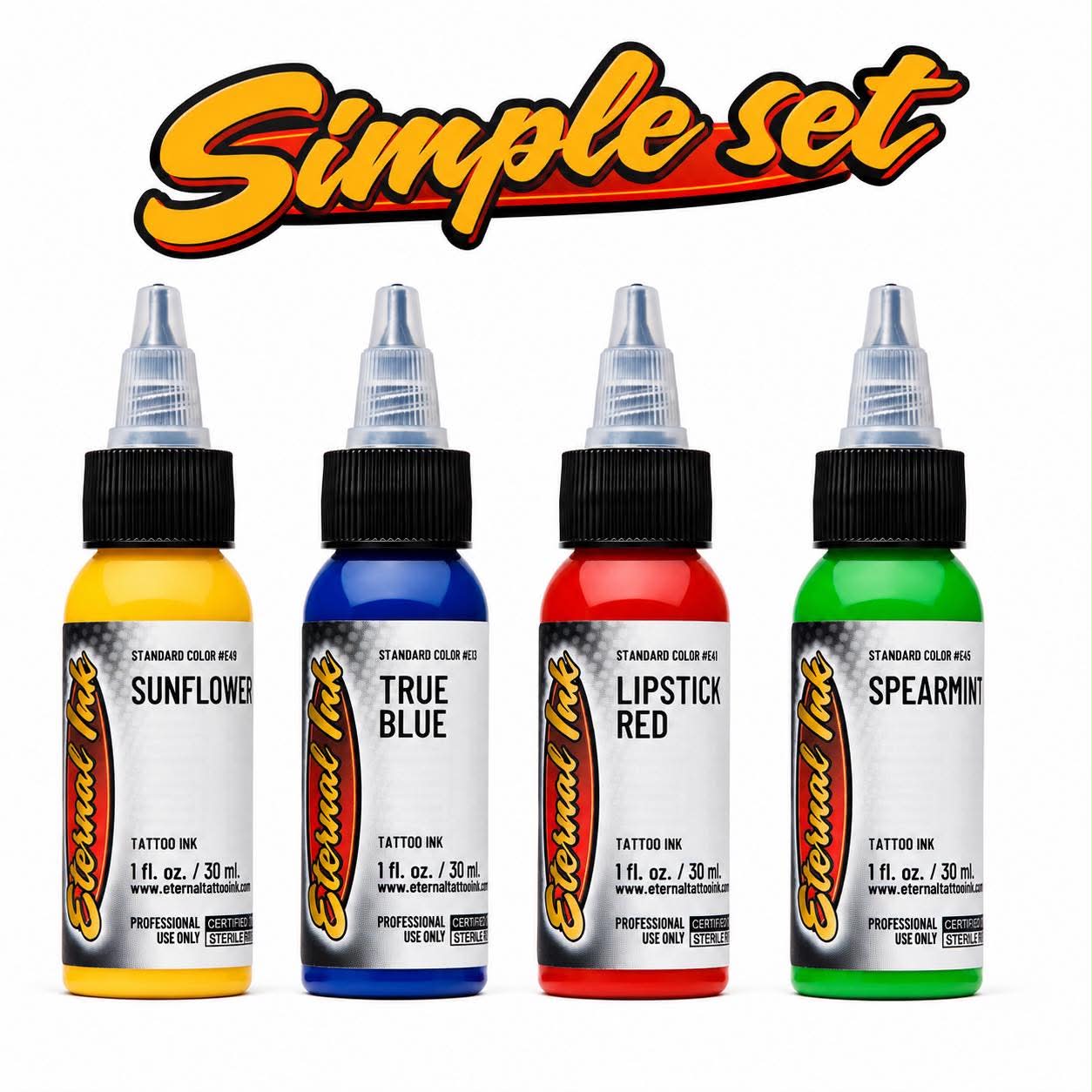 Simple Set 4x30ml | USA Eternal Ink