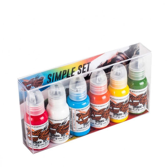 USA World Famous 6 Color Simple Set | Set of six inks